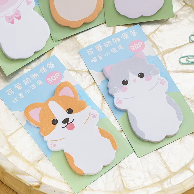 1pc Kawaii Animal Sticky Notes