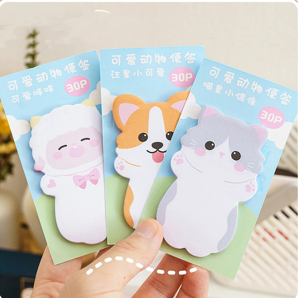 1pc Kawaii Animal Sticky Notes