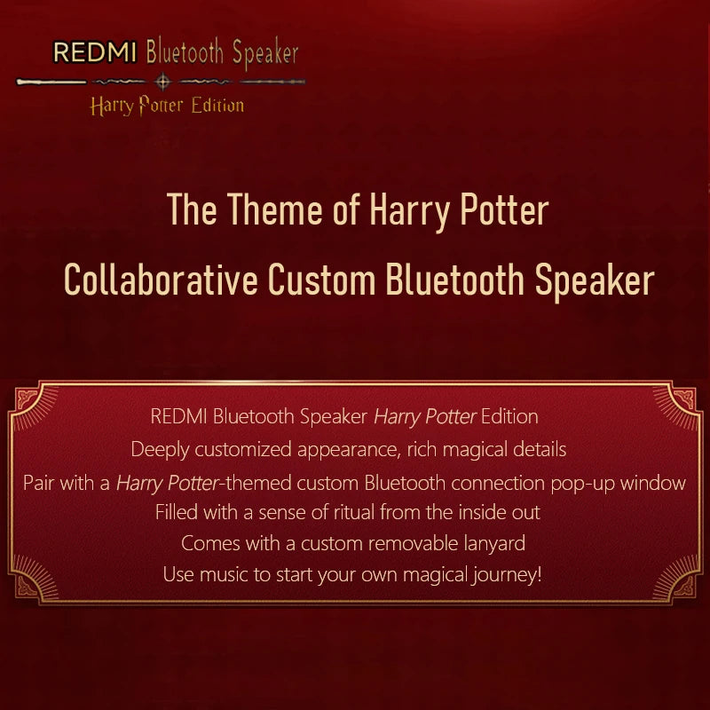 Xiaomi Redmi Harry Potter Portable Bluetooth Speaker (Blue)