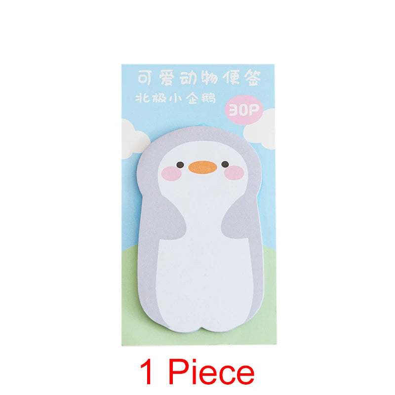 1pc Kawaii Animal Sticky Notes