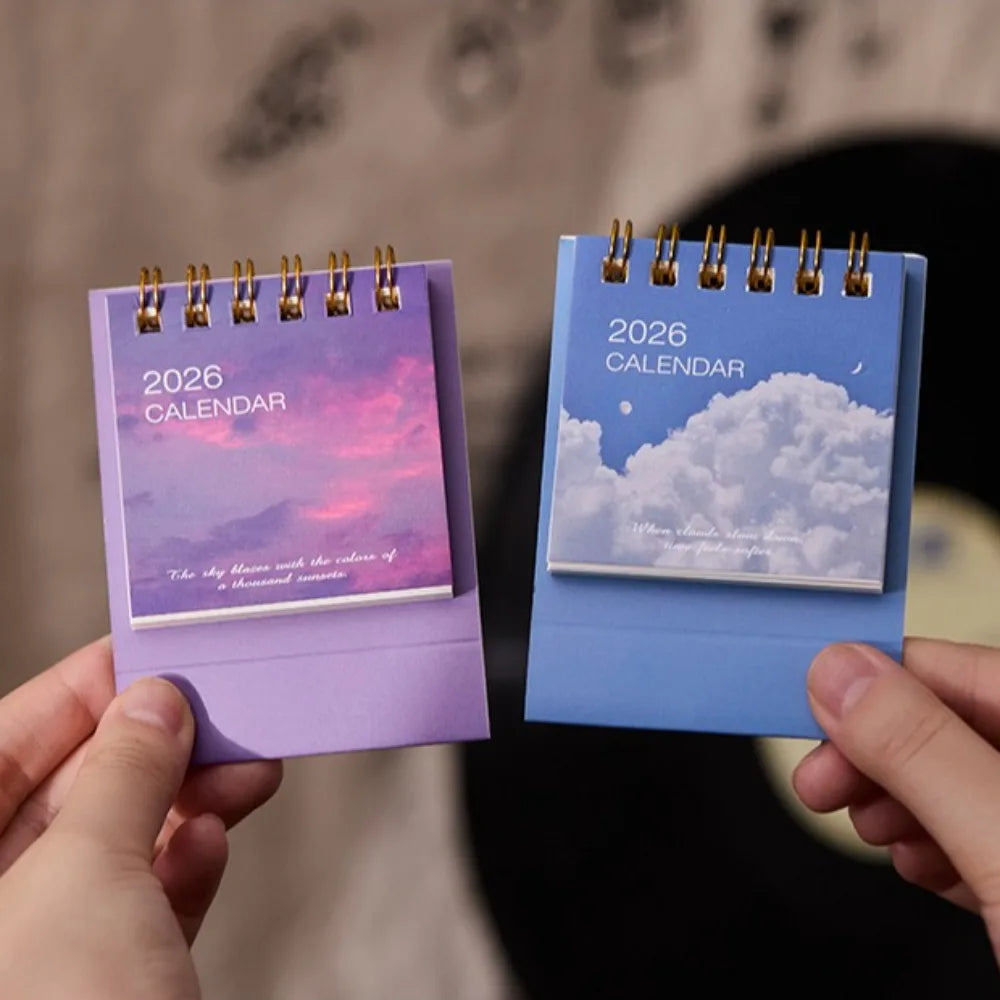 2026 Mini Desktop Calendars (14 Design Options)