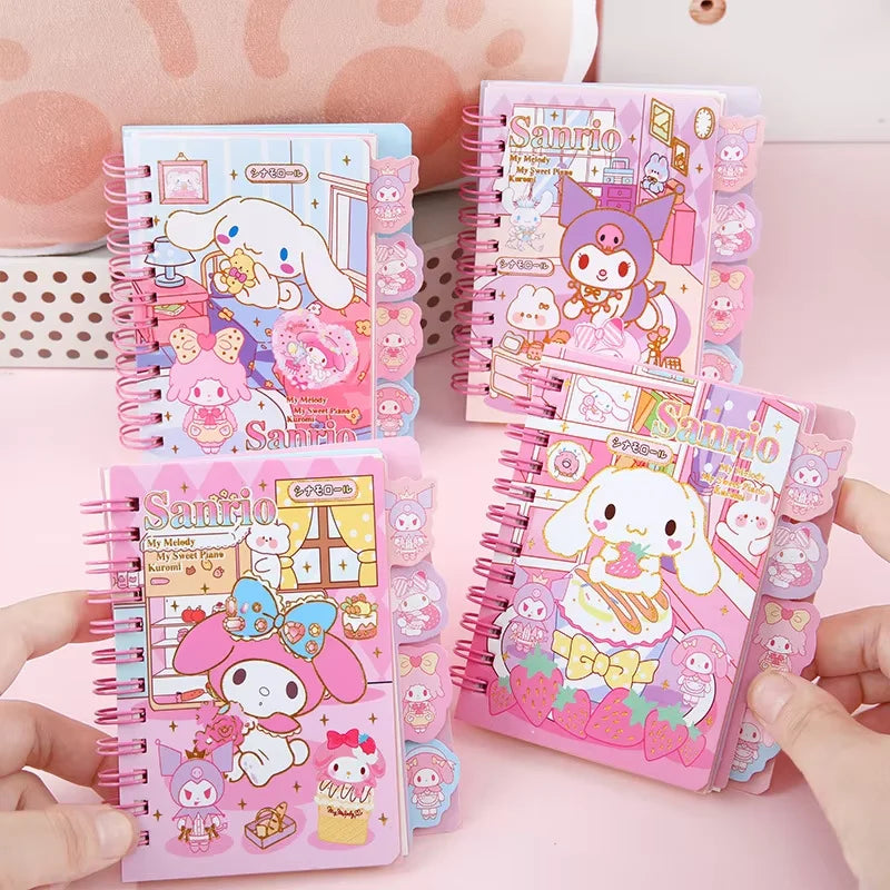 A7 Sanrio Mini Tabbed Notebooks