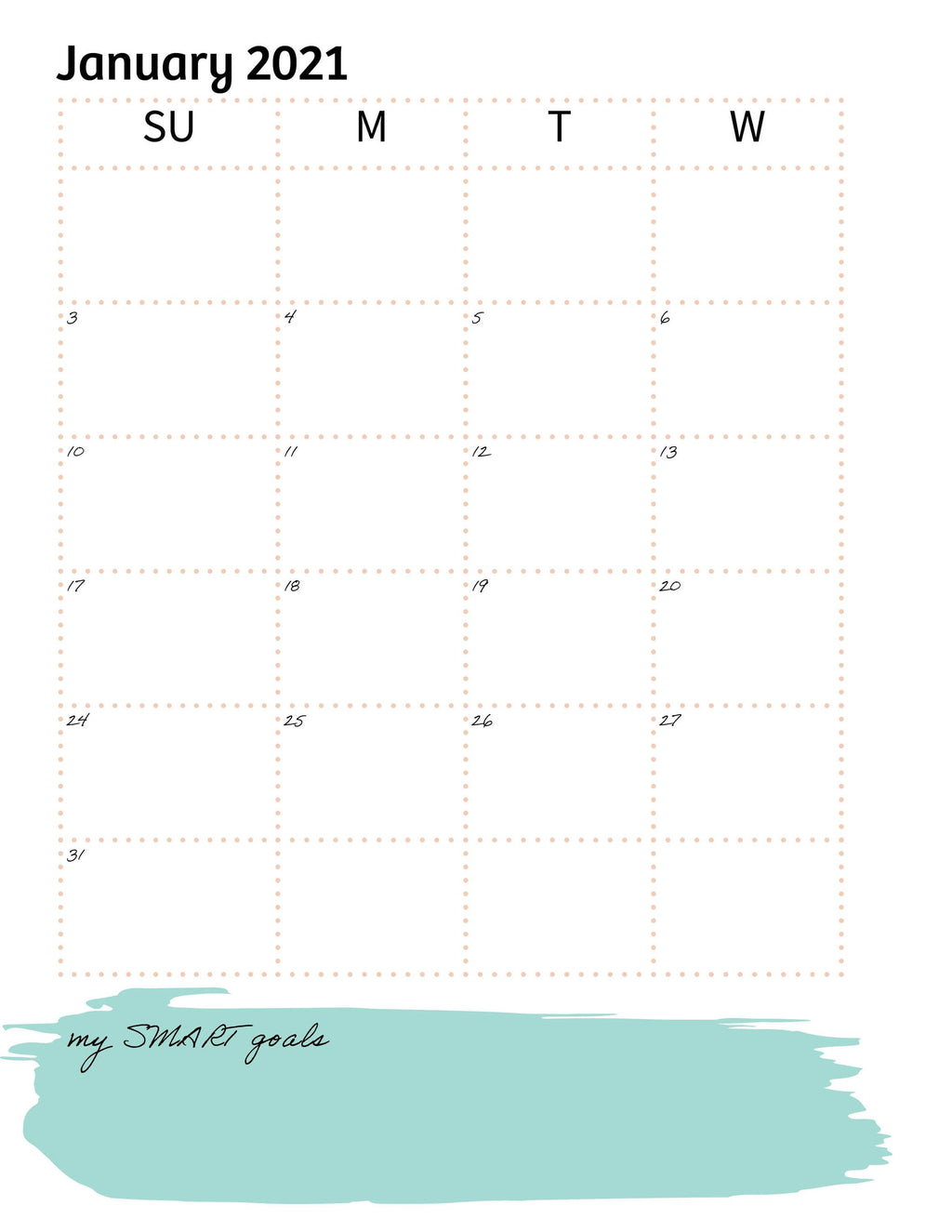 CBT Daily Planner (Undated)