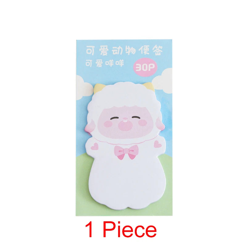 1pc Kawaii Animal Sticky Notes