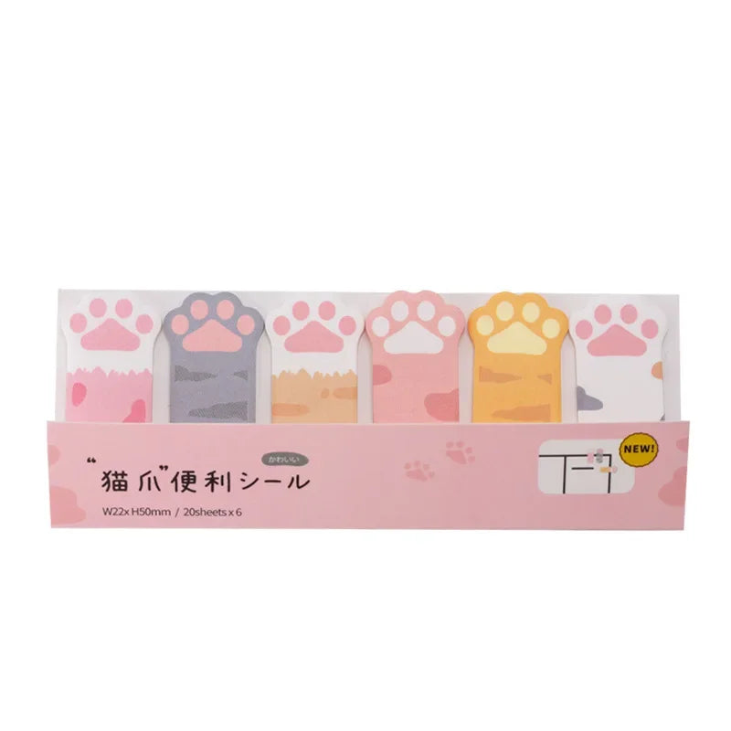 Kawaii Cat Paw Sticky Tabs