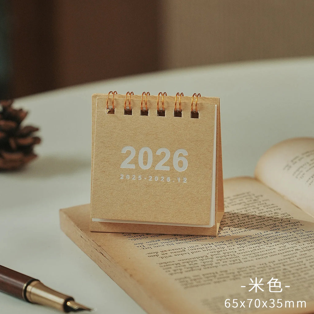 2026 Mini Desktop Calendars (14 Design Options)