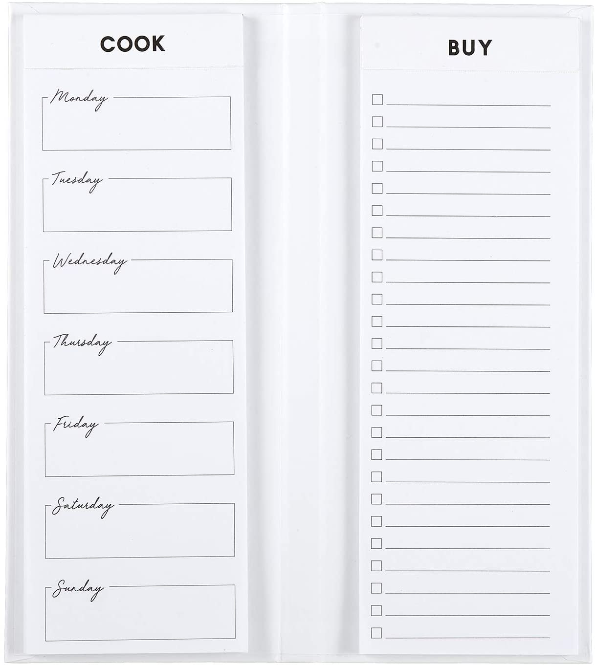 Live Organically Weekly Meal Planner | Hardbound | White and Rose Gold