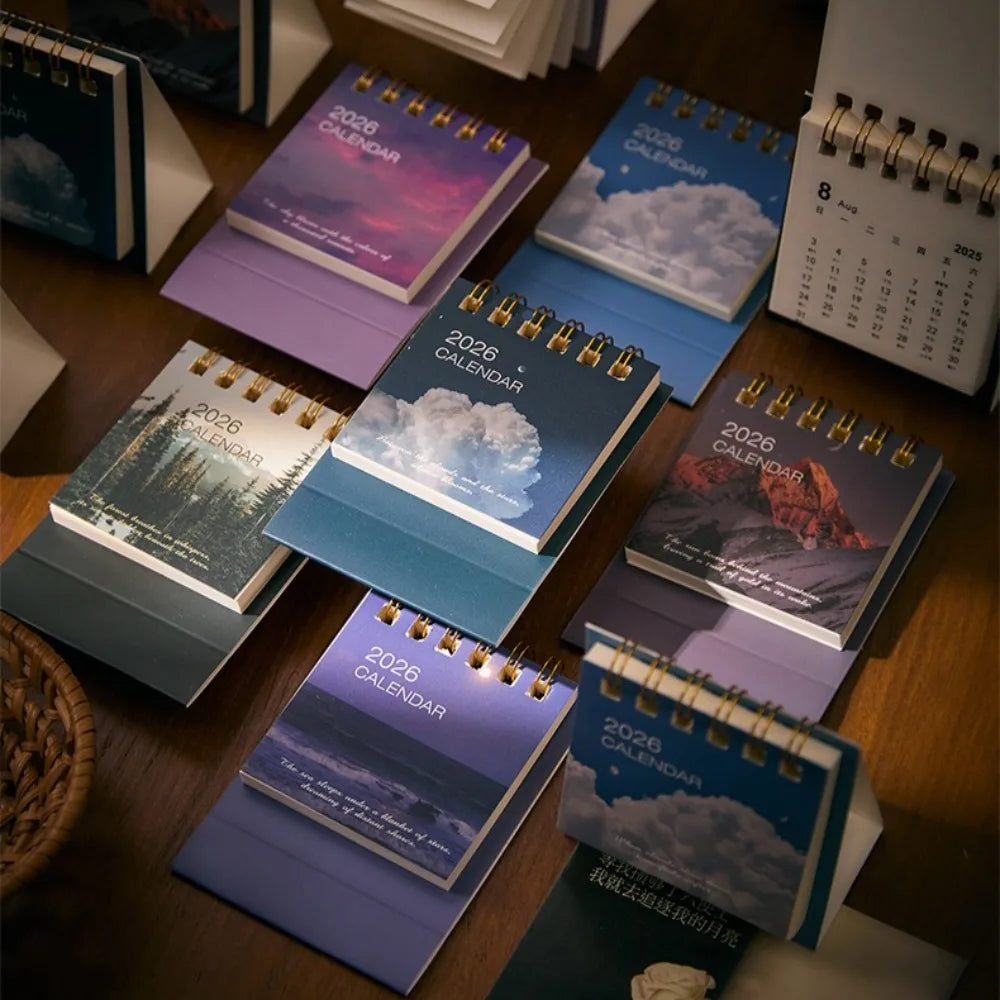 2026 Mini Desktop Calendars (14 Design Options)