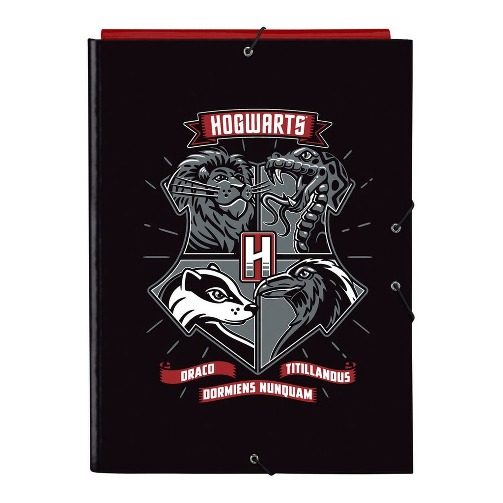 Folder Harry Potter Witchcraft Black Maroon A4
