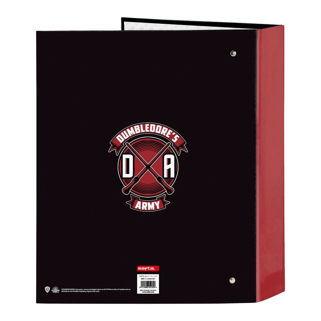 Harry Potter A4 Black & Maroon Ring Binder