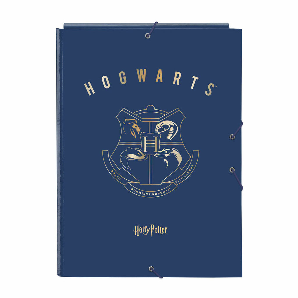 Folder Harry Potter Magical Brown Navy Blue A4 (26 x 33.5 x 2.5 cm)