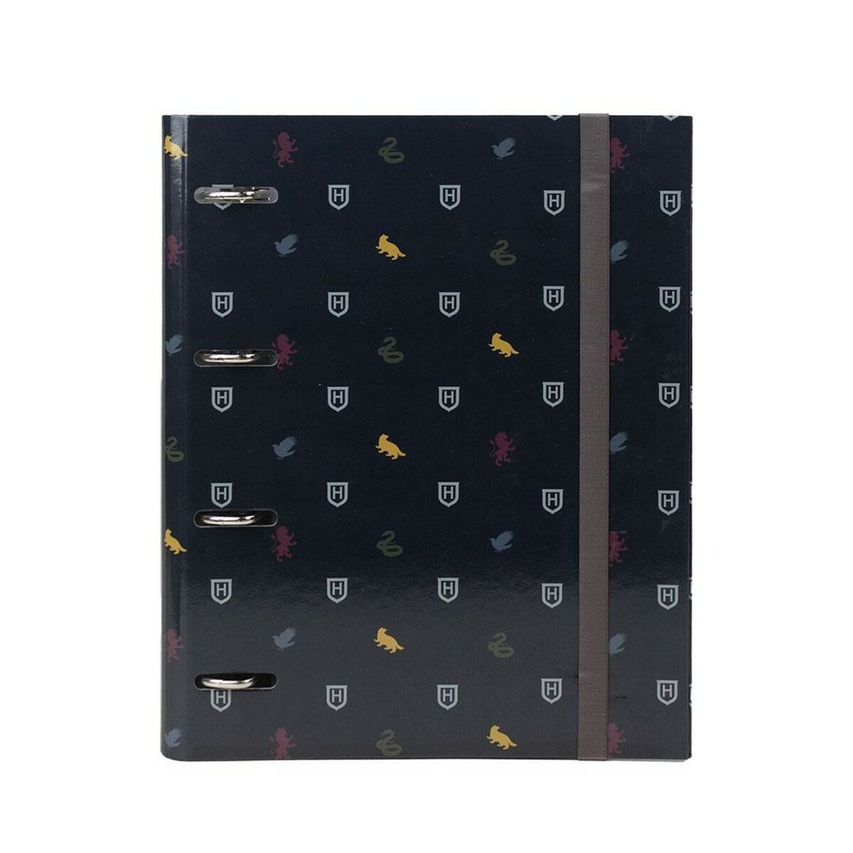 Ring binder Harry Potter Black Brown A4 (26 x 32 x 4 cm)