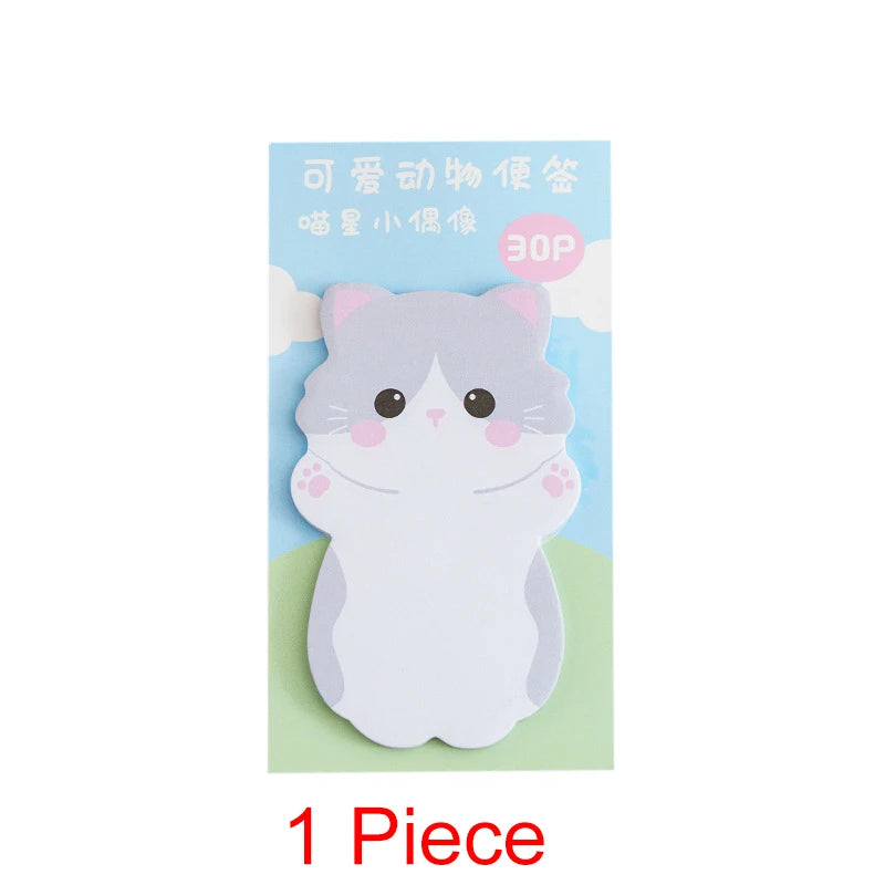 1pc Kawaii Animal Sticky Notes