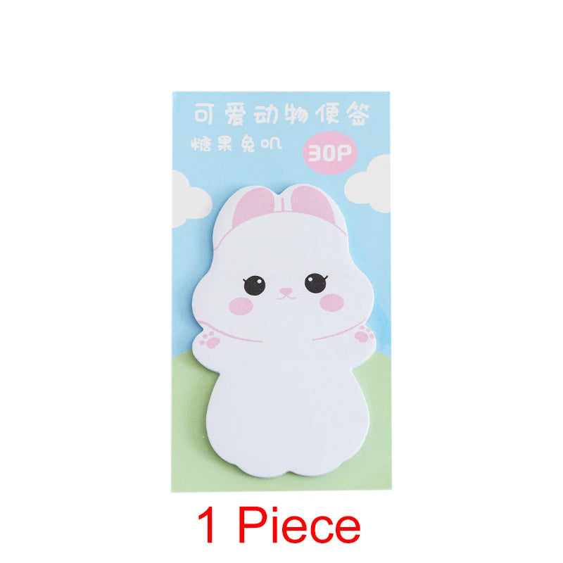 1pc Kawaii Animal Sticky Notes