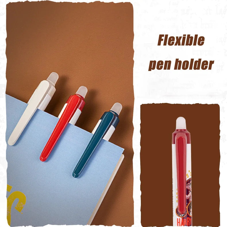 3pc Harry Potter Erasable Gel Pen Set - DELI A657 (0.5mm)