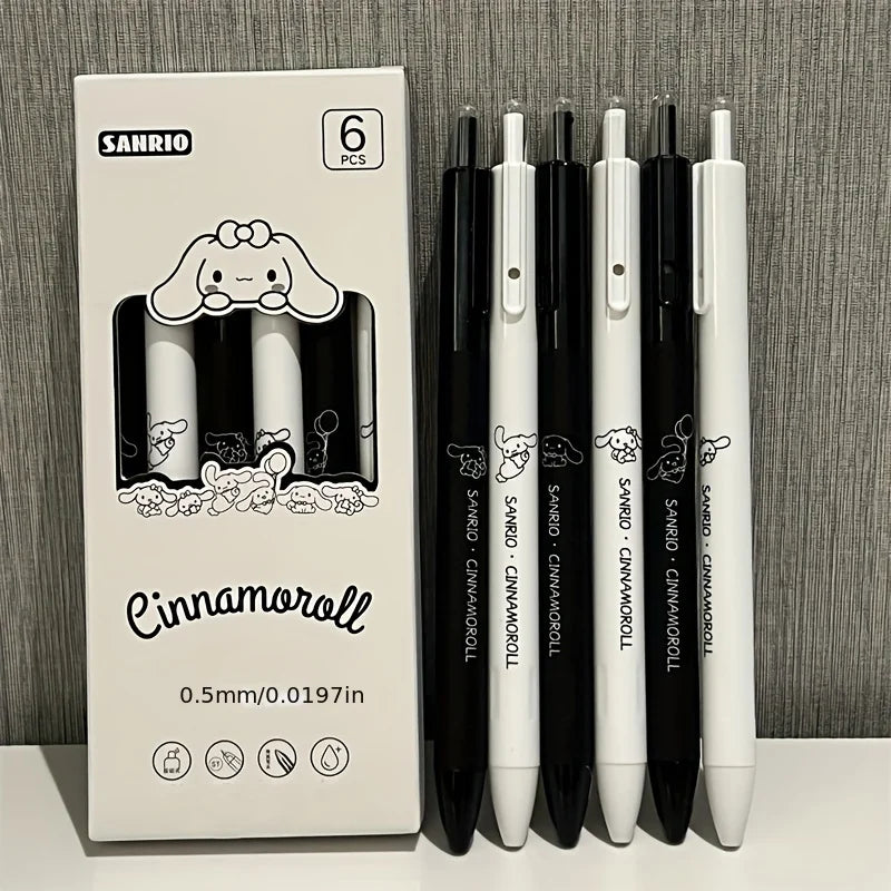 6pc Sanrio Gel Pen Set (3 Design Options)