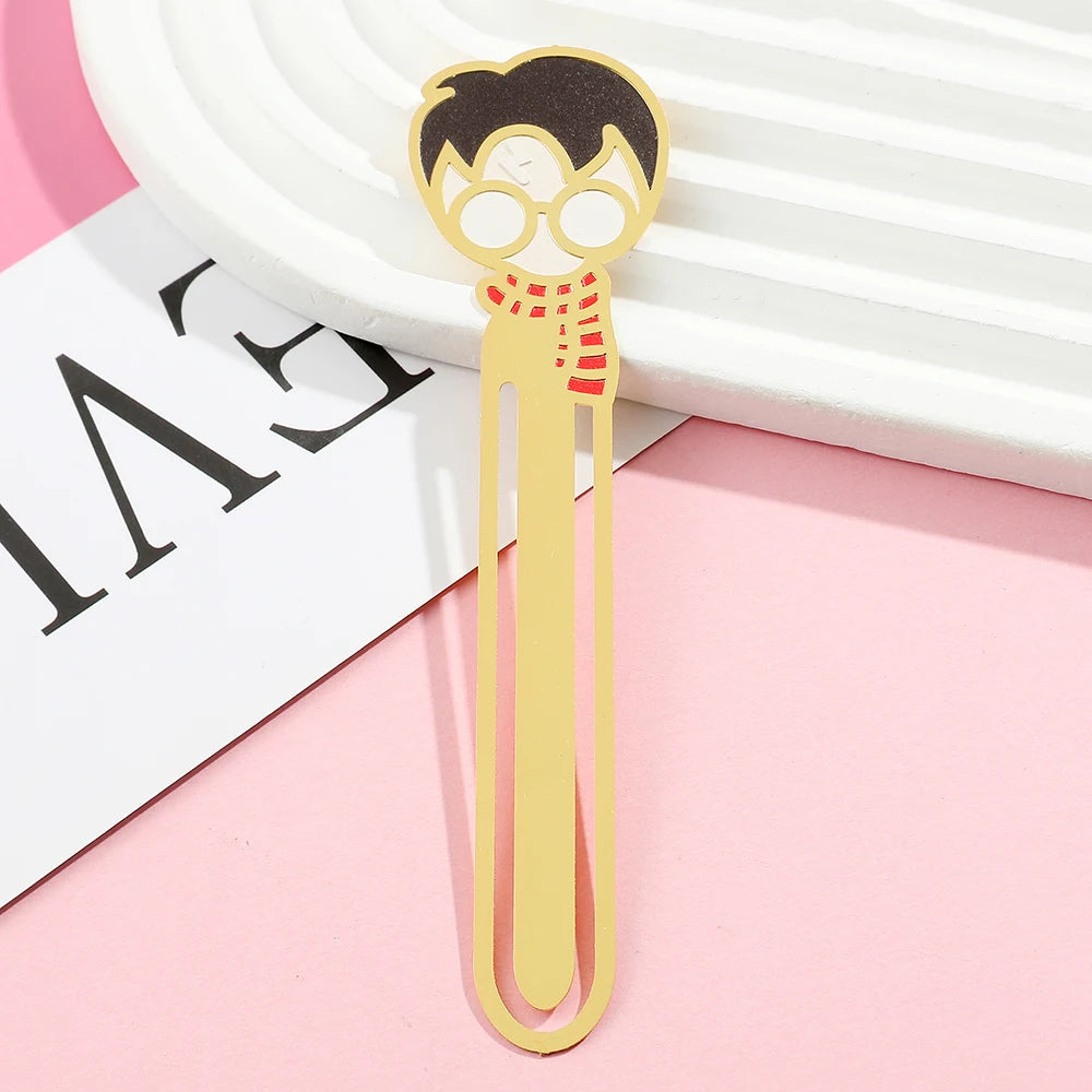 Harry Potter Gold Metal Bookmarks (6 designs)