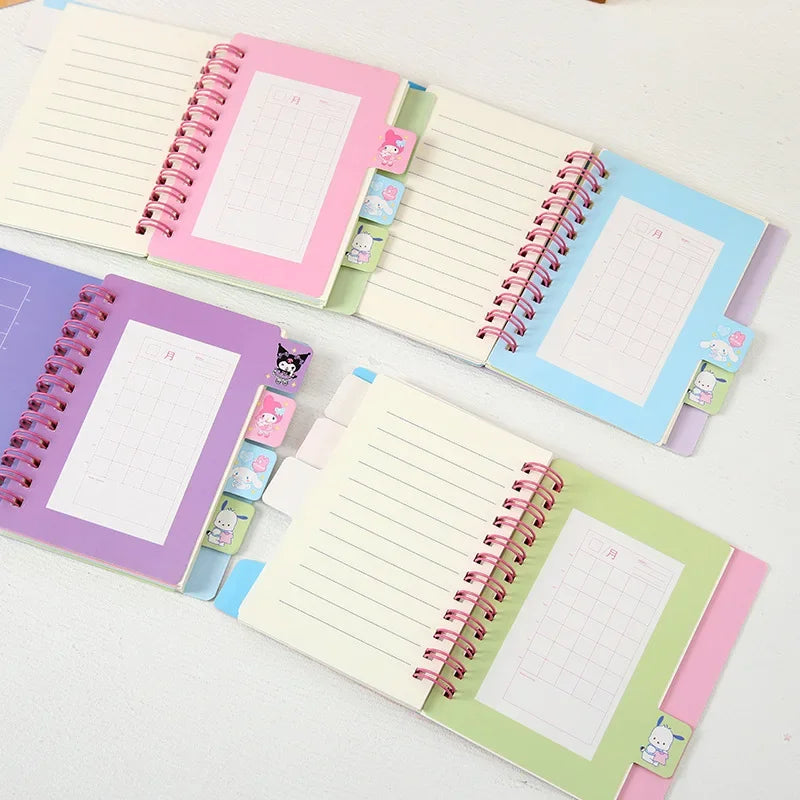 A7 Sanrio Mini Tabbed Notebooks